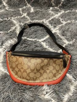 Coach Signature Belt Bag/Fanny Pack & Wallet