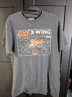 Grey Star Wars Shirt - M
