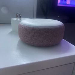 Pink Amazon Eco Dot 