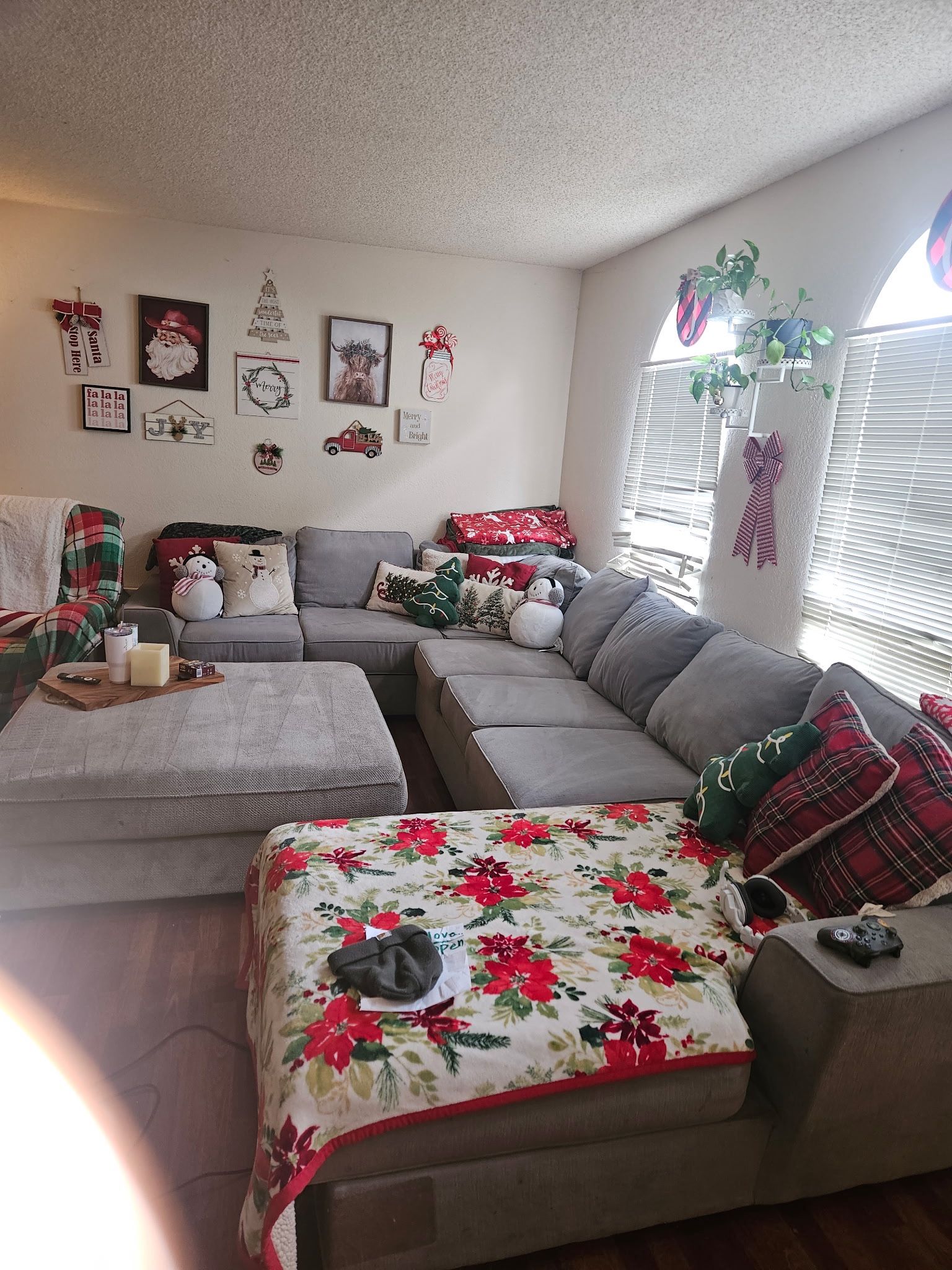 Huge Sectional, Oversized Ottoman 