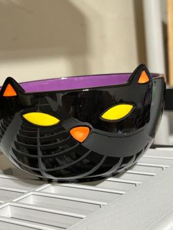 Halloween Black Cat Bowl