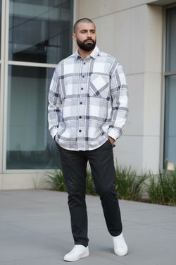 VADALINE white flannel shirt
