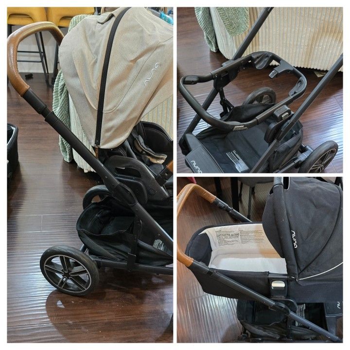 Nuna MIXX Stroller With BASSINET Attachment
