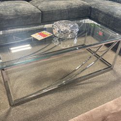 Glass Top Coffee And End Table! $349 🤍✨