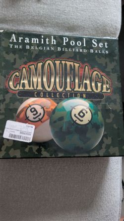 NEW Aramith Camouflage Pool Ball Set – Belgian Billiard Balls