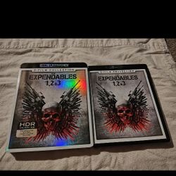 The Expendables 3-Film Collection 4k Ultra HD UHD Movies excellent condition low price