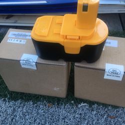 Ryobi  18 Volt  One + Ni-cd 2.0 Ah  2 Batteries 🔋 