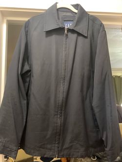 Gap Men’s Classic Golf Jacket - Black Medium - Excellent Condition