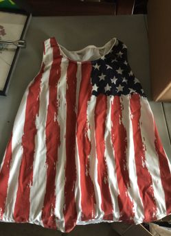 XXL American flag shirt