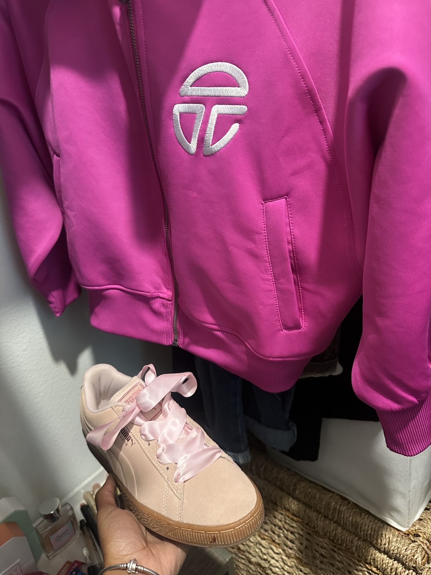 Telfar Jogging Sweatsuit Jacket Sz M (Azalea Collection)