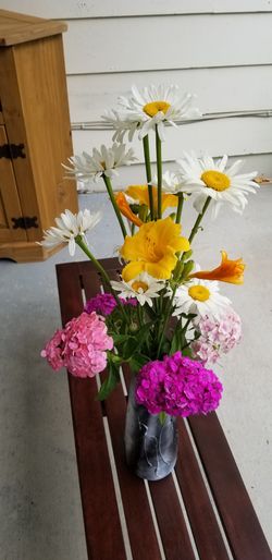 fresh flowers in a vase