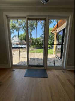 Outside patio sliding doors