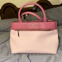 Michael Kors Dark Pink & Blush Handbag – Chic & Feminine 👜🌷