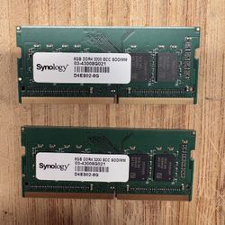 Synology 8GB DDR4-3200 ECC Memory - Quantity 2