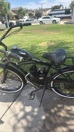 Motorized Cruiser Bicycle with Gas Engine