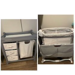 Baby Changing table & Bassinet 