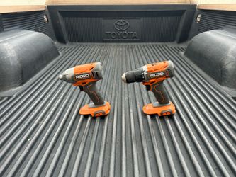 NEW RIDGID 18V Cordless 2-Tool Combo, 1/2” Drill/Driver & 1/4” Impact Driver **$90 For Both**