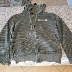 Hurley Mens Size small Zip Up Jacket Hoodie