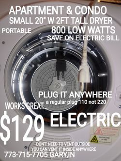 Small Electric dryer it regular plug