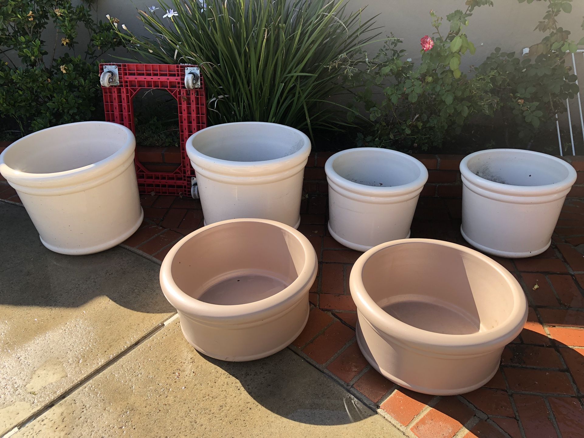 Ceramic Pots-six Total
