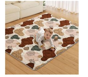 Baby Play Mat with Floral Pattern