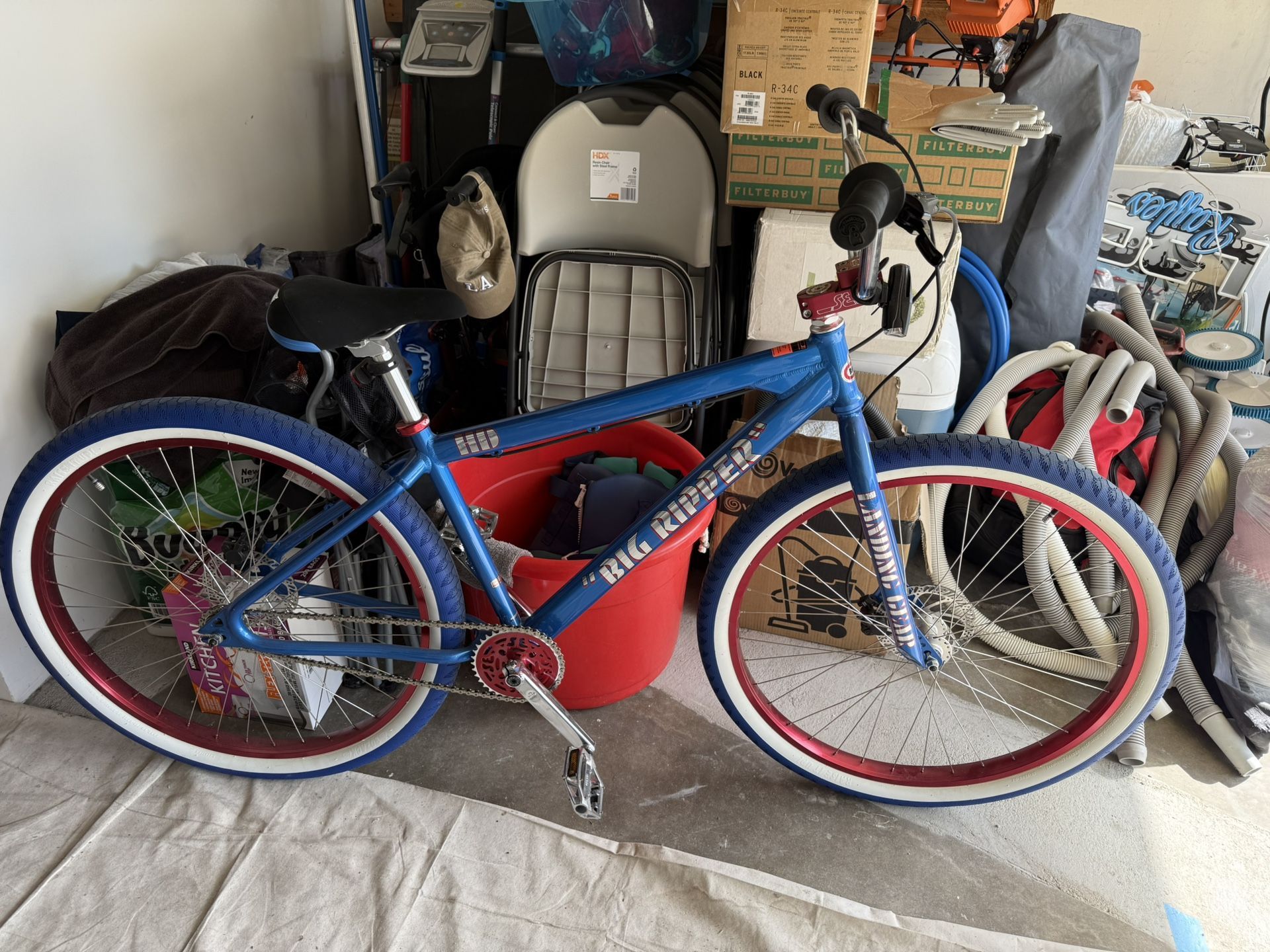 Big Ripper Special Edition HD Red White And Blue Rode It Five Times 