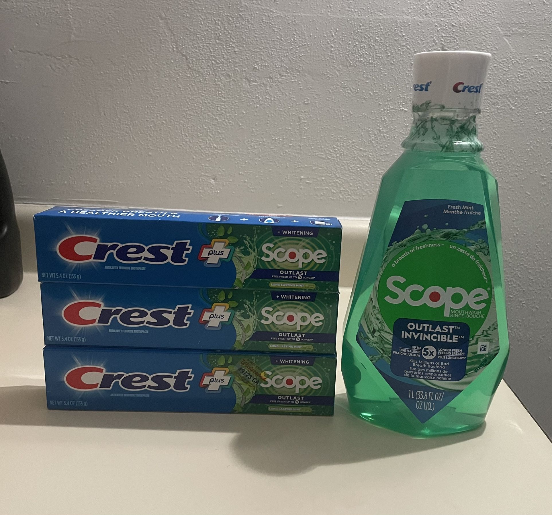 Crest Scope Toothpaste Bundle