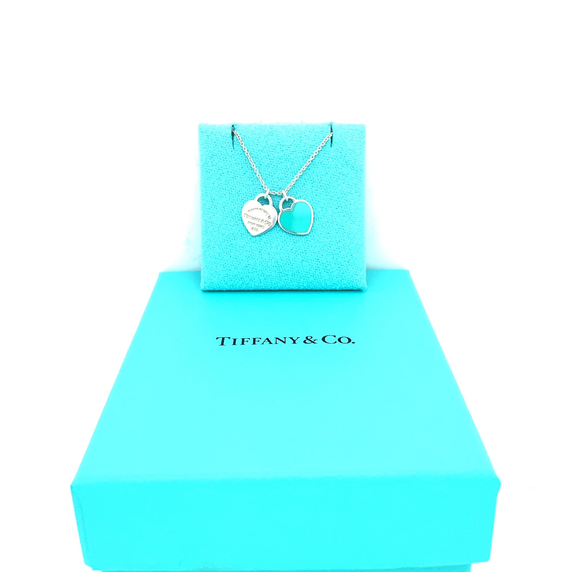 Tiffany and Co Mini Teal Necklace