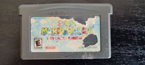 Gameboy Advance Super Mario World game