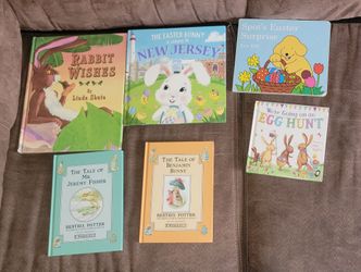 Lot of 6 Easter and Bunny Children's Books