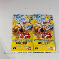 One Piece Adventure on Kami's Island Sleeved Booster Packs SEALED