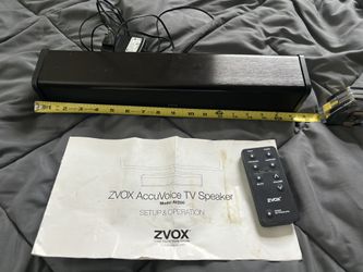 Soundbar - ZVOX AccuVoice AV200 Sound Bar TV Speaker with Hearing Aid Techn