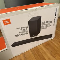 JBL Cinema SB595 3.1.2 Channel Soundbar and Wireless Subwoofer