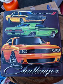 Dodge Challenger Metal Tin Sign