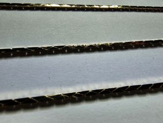 17 Inch Gold Plated Necklace With Matching 7 Inch Braclet