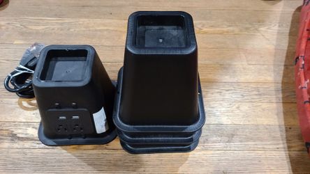 Pair Of 4 Bed Riser With Pulg And  Usb