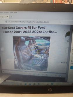 Ford Escape Leather Seat Cover Set