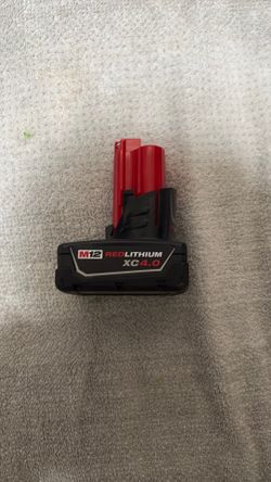 Milwaukee battery m12 xc4.0