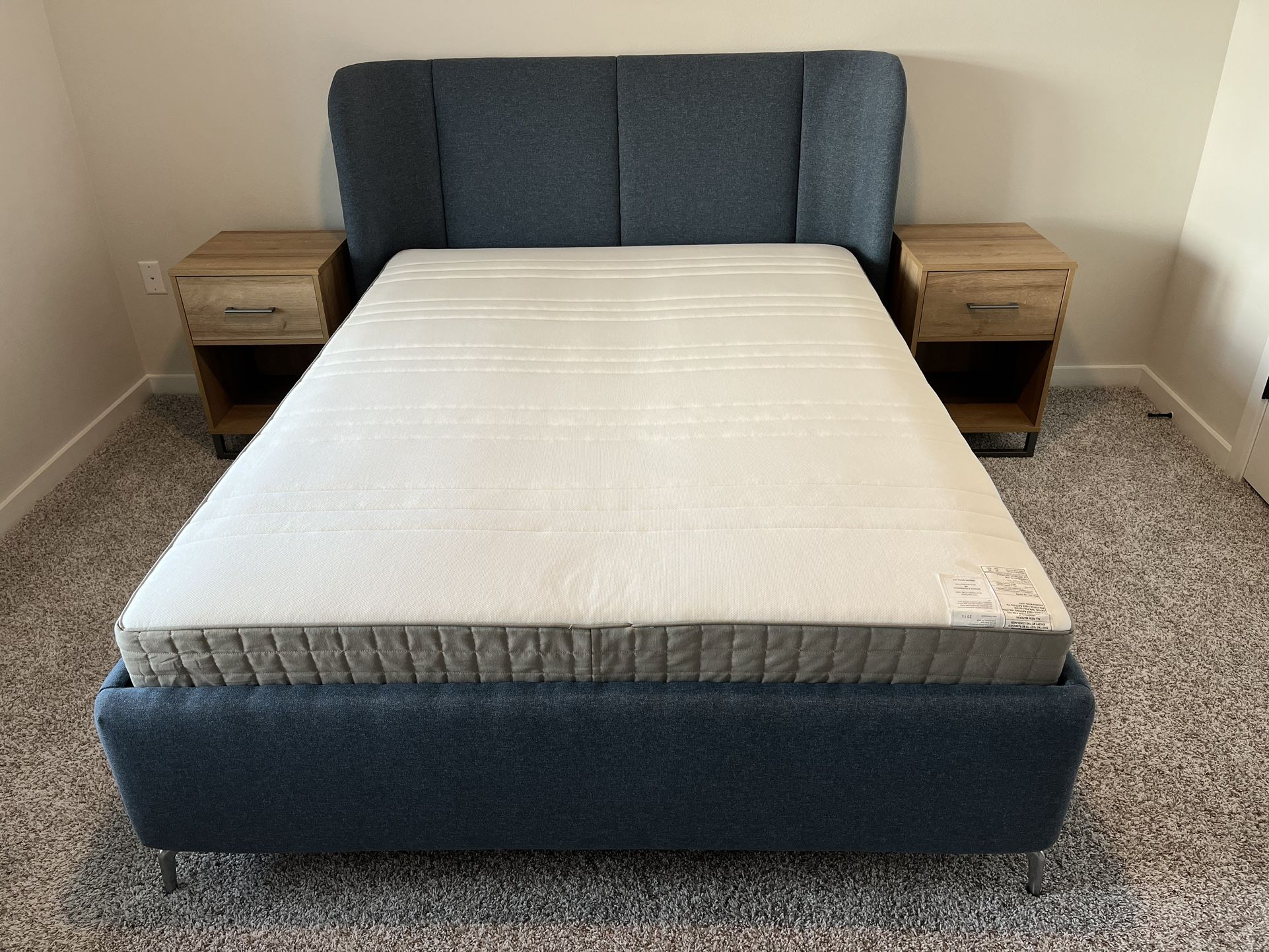 IKEA Tufjord Queen Storage Bed And Night Stands for Sale in Tampa, FL OfferUp