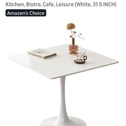 Square dining tulip table