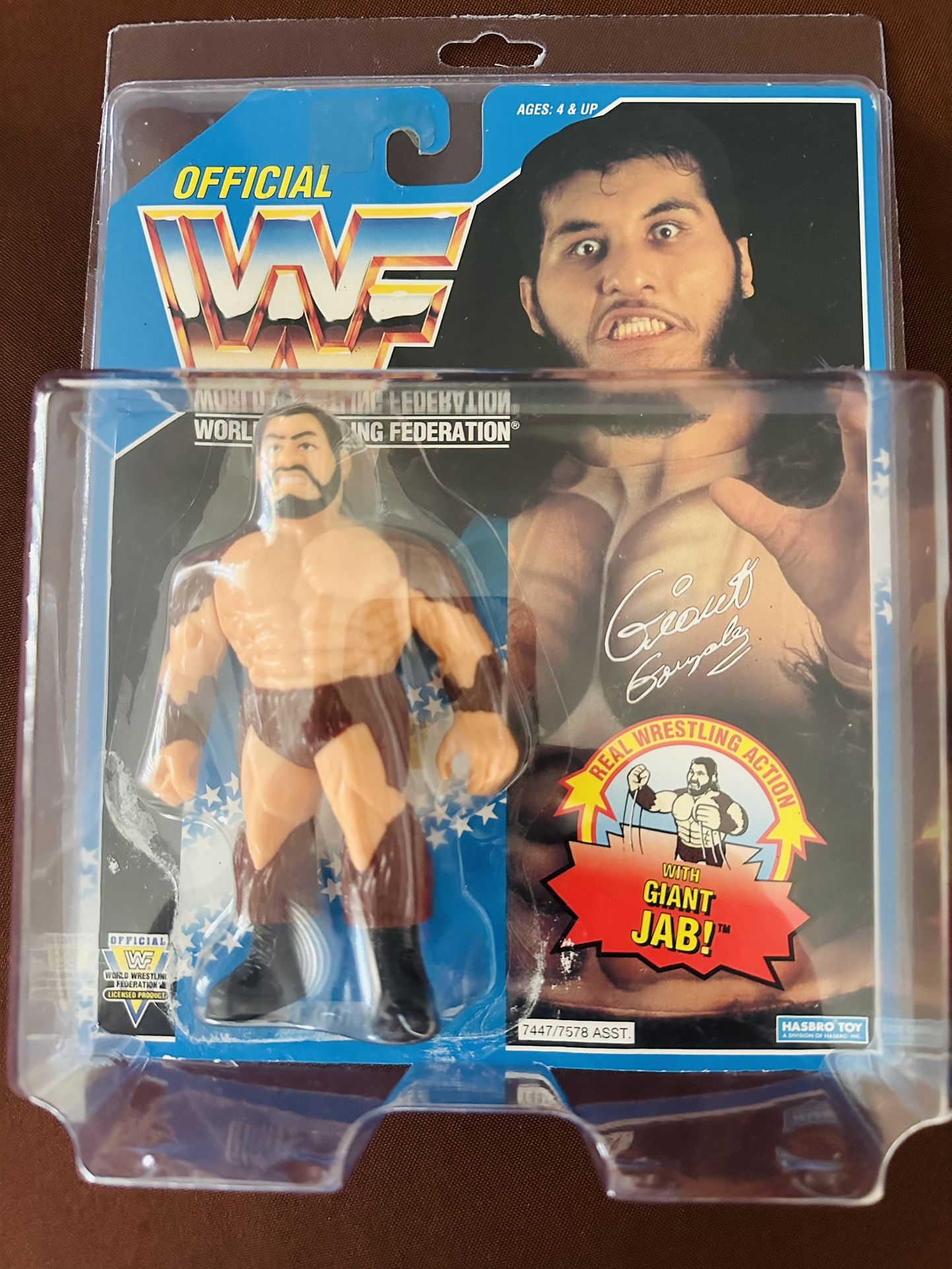 WWF Hasbro Giant Gonzalez Wrestling Figure WWE Vintage