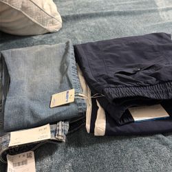 Jeans And Training Pants