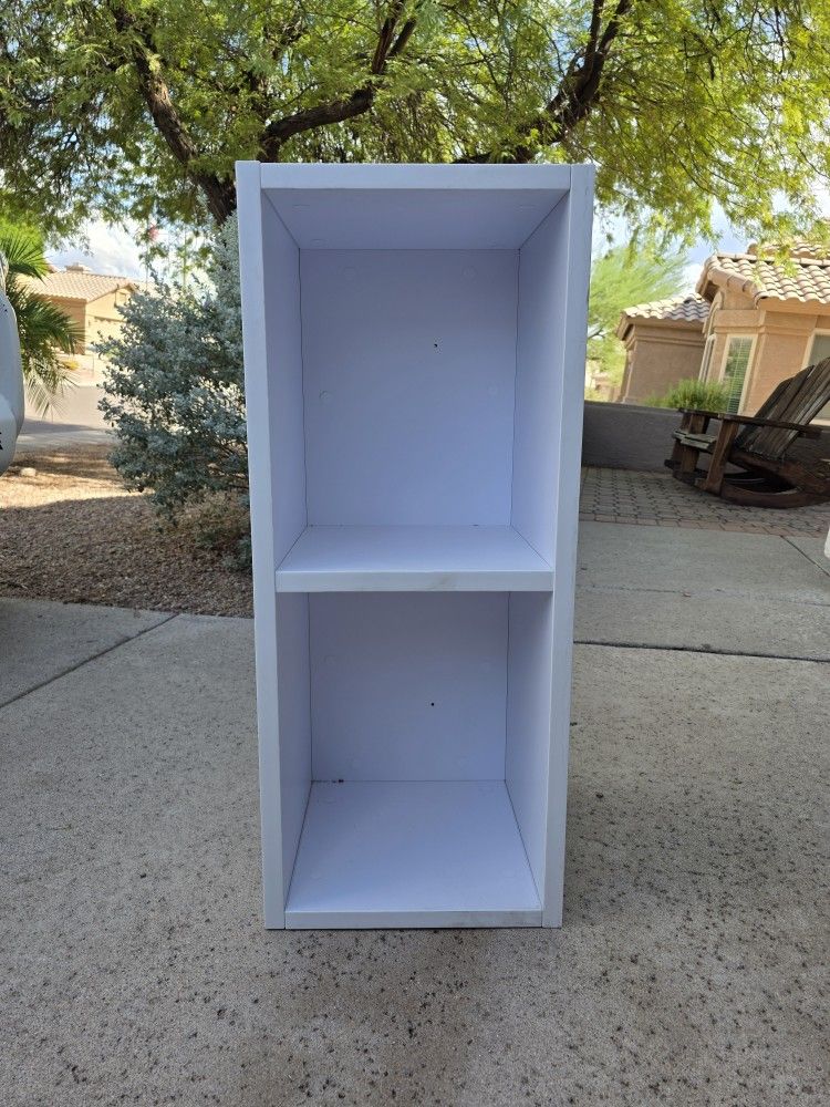 White Cubby Storage