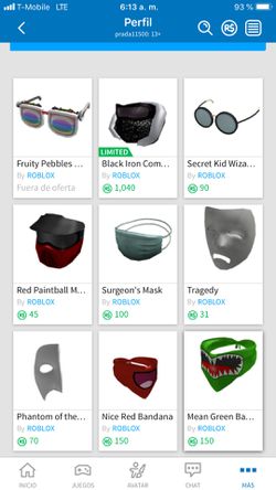 red paintball mask roblox