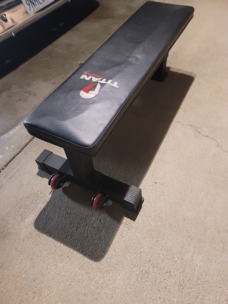 Titan Single Flat Weight Bench