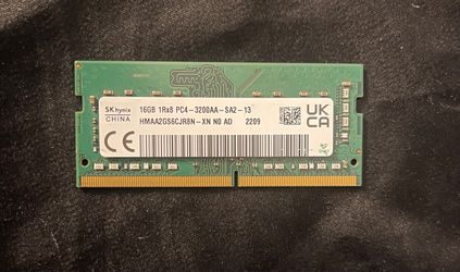 16 GM RAM for laptop
