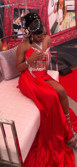 Red Prom Dress Size 4