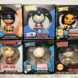 Funko Dorbz Chase & Exclusive Mix Skeletor Iron Man Chewbacca Batman Superman Marvel Stranger Things & More