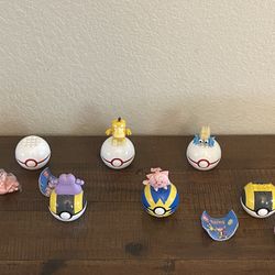 Pokemon Ball Building Toy Kits (set of 6)