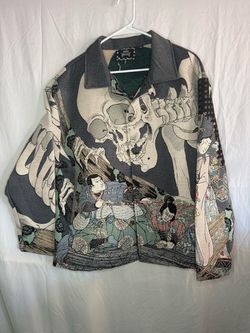 Rebel Vengeance Japanese Ukiyo-e Tapestry Jacket